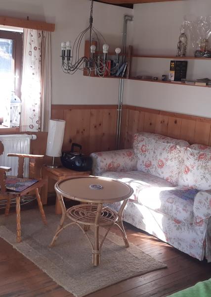 Schlafzimmer mit Sitzecke