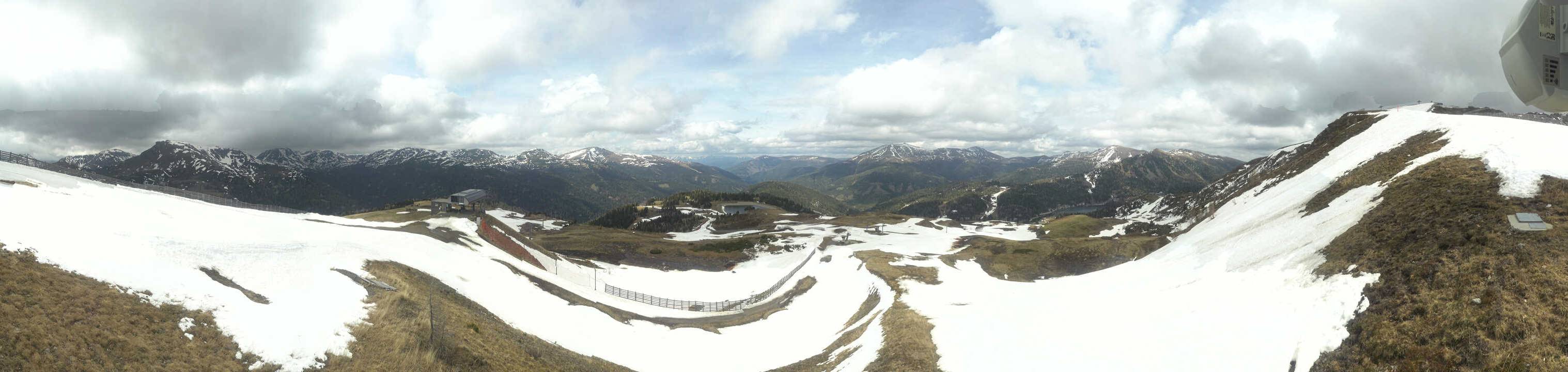 Turracher Höhe / Kornock 2.150 m - Blick von Westen nach Osten