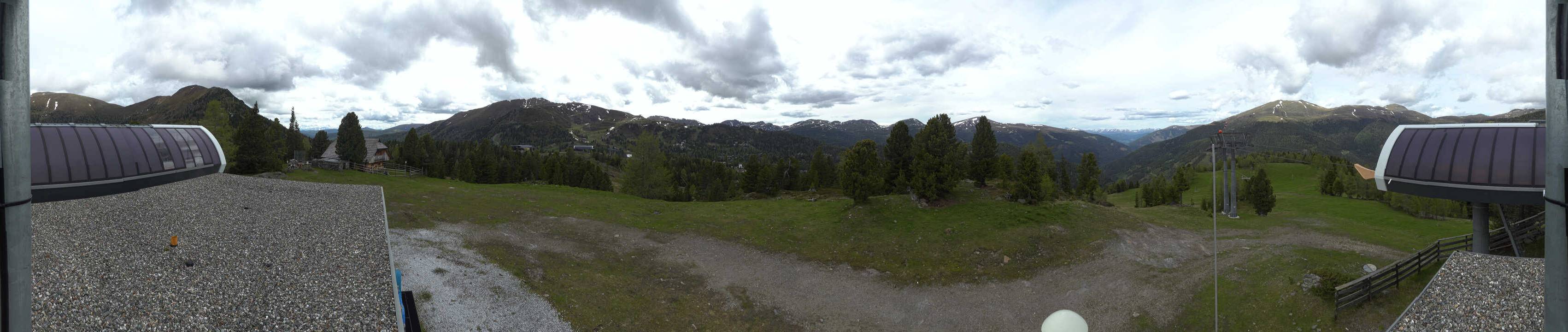 Turracher Höhe / Turrachbahn 2.000 m - Blickrichtung Rinsennock